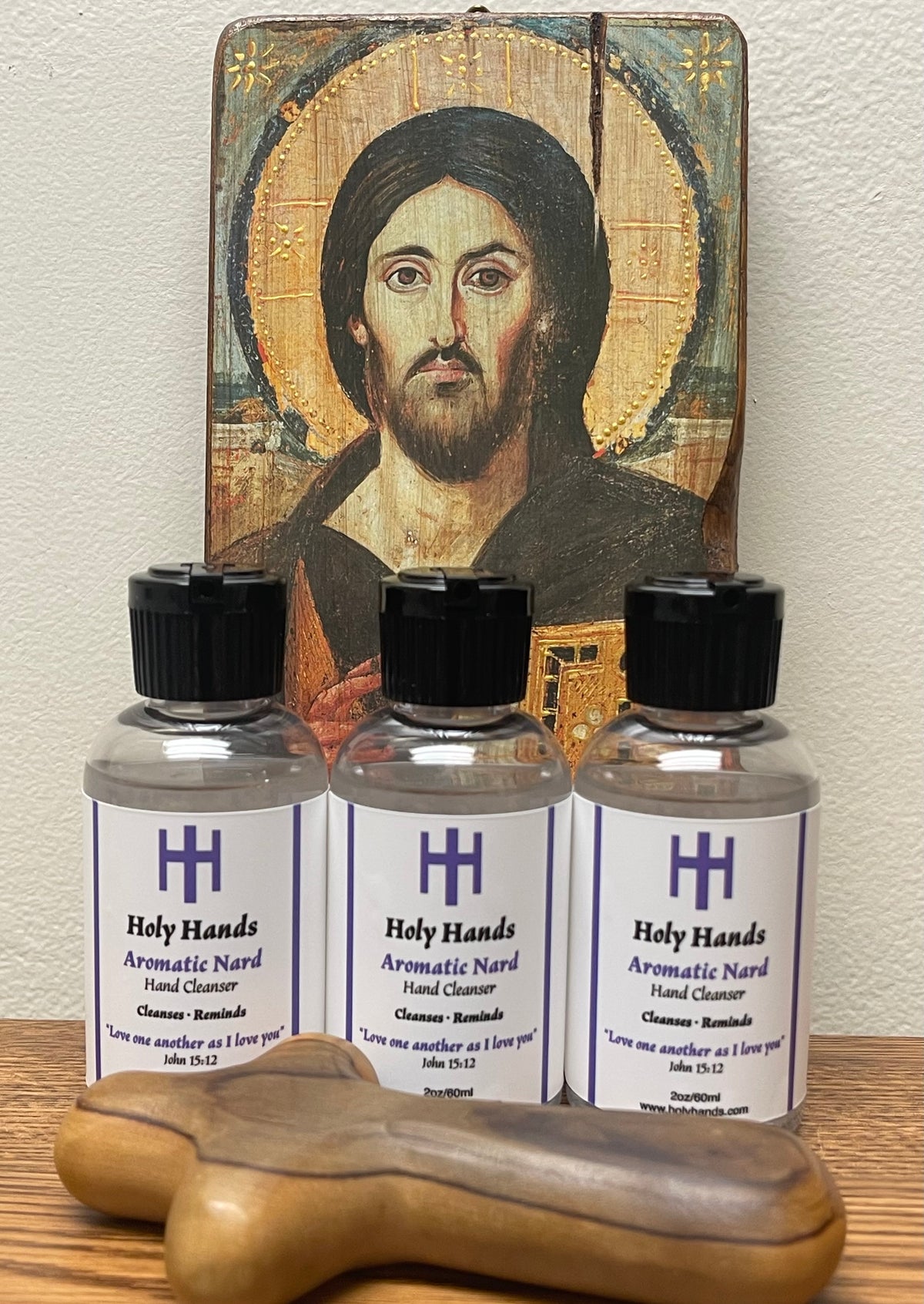 Holy Hands Aromatic Nard Hand Cleanser - Three 2 oz Bottles - FREE SHIPPING