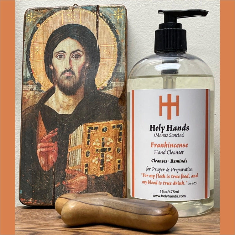 Holy Hands Frankincense Hand Cleanser - One 16 oz Bottle - FREE SHIPPING