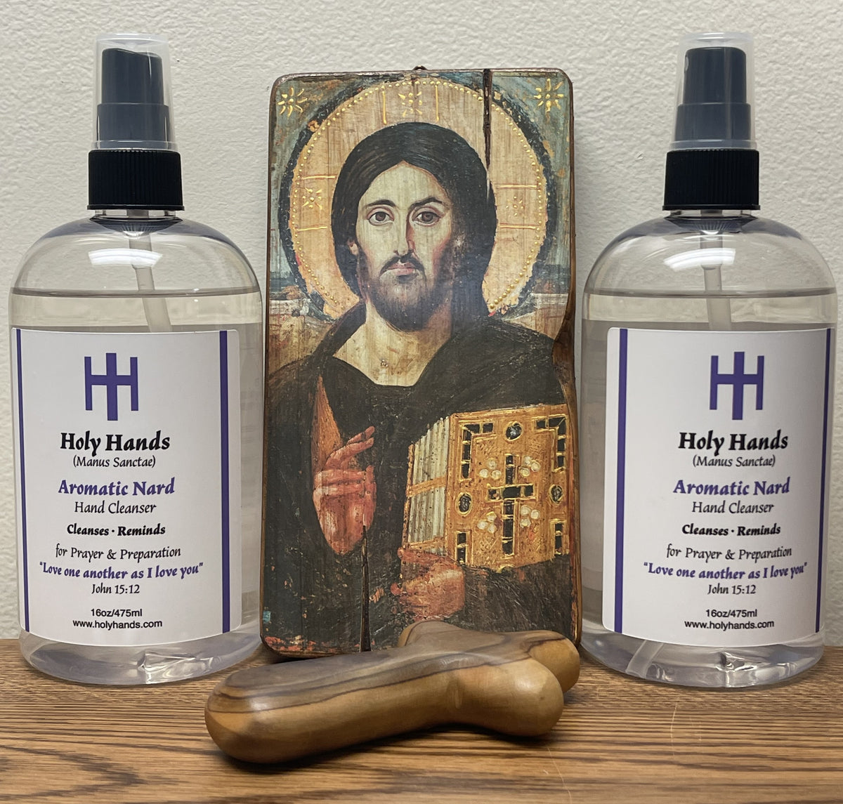Holy Hands Aromatic Nard Hand Cleanser - Two 16 oz Bottles - FREE SHIPPING
