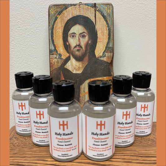 Holy Hands Frankincense Hand Cleanser - Six 2 oz Bottles - FREE SHIPPING